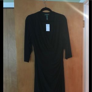 Never been worn knee length black dress 👗👠